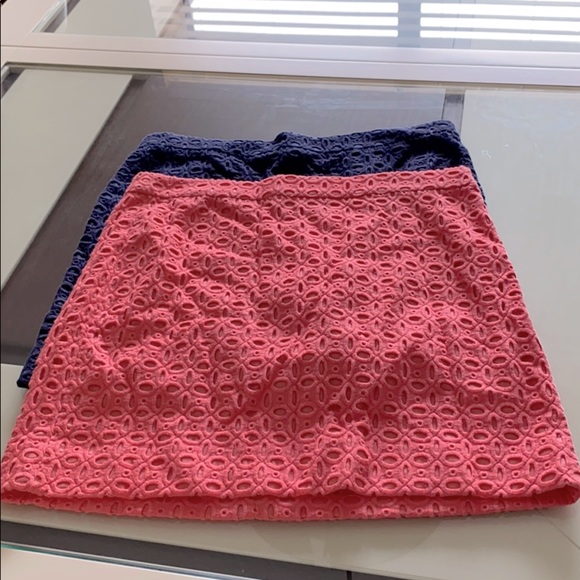 JCrew eyelet mini skirts - Picture 1 of 5